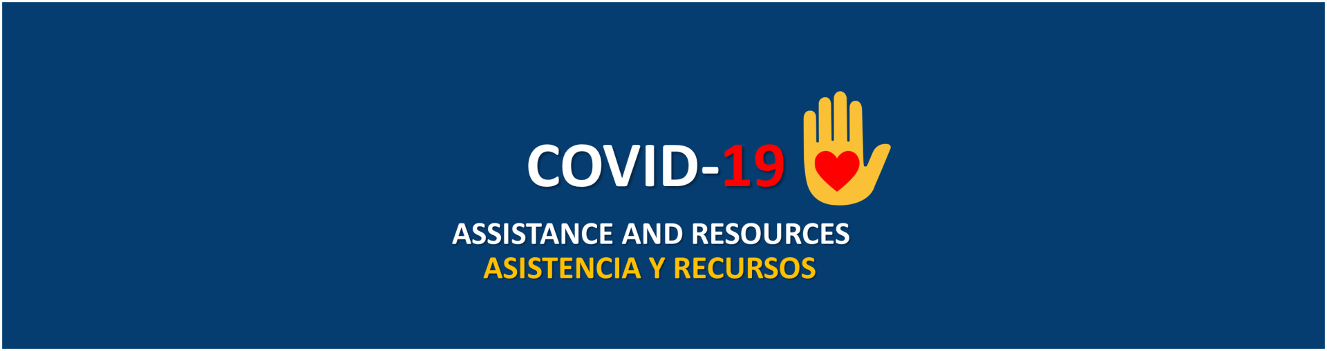 COVID-19 Assistance and Resources Banner2