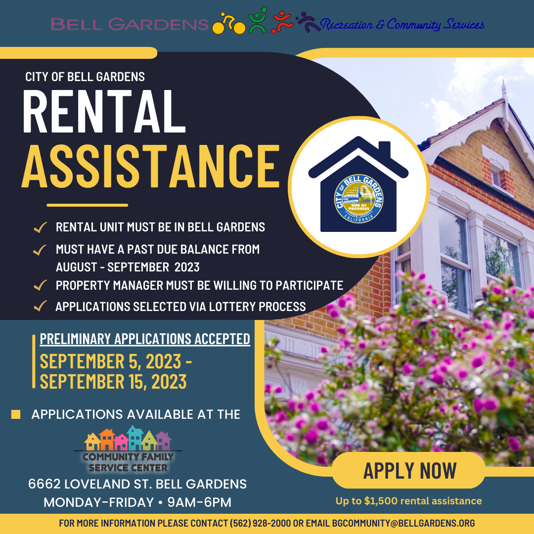 2023 BG Rent Assistance ENG SM Flyer