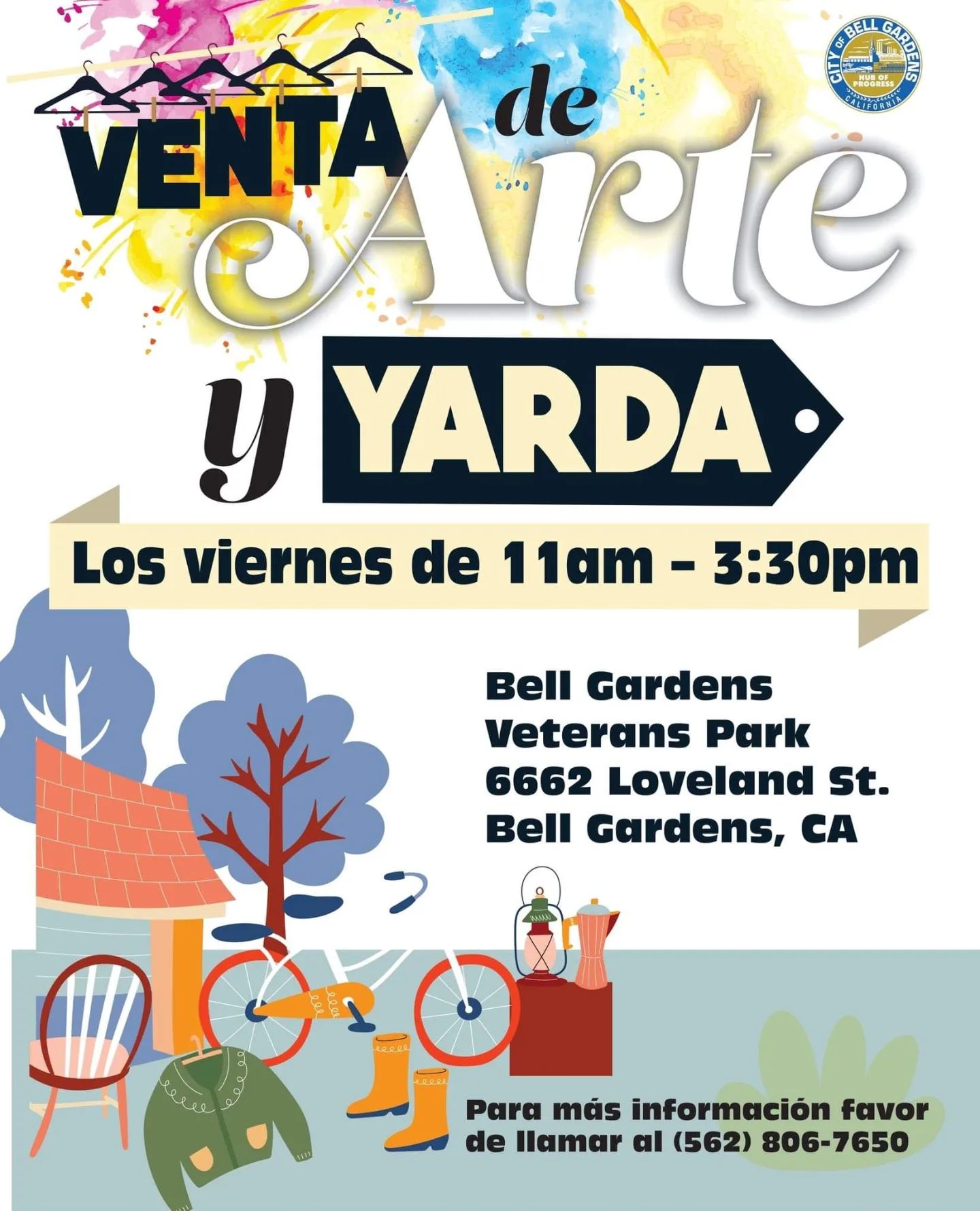 art and yard sale spa