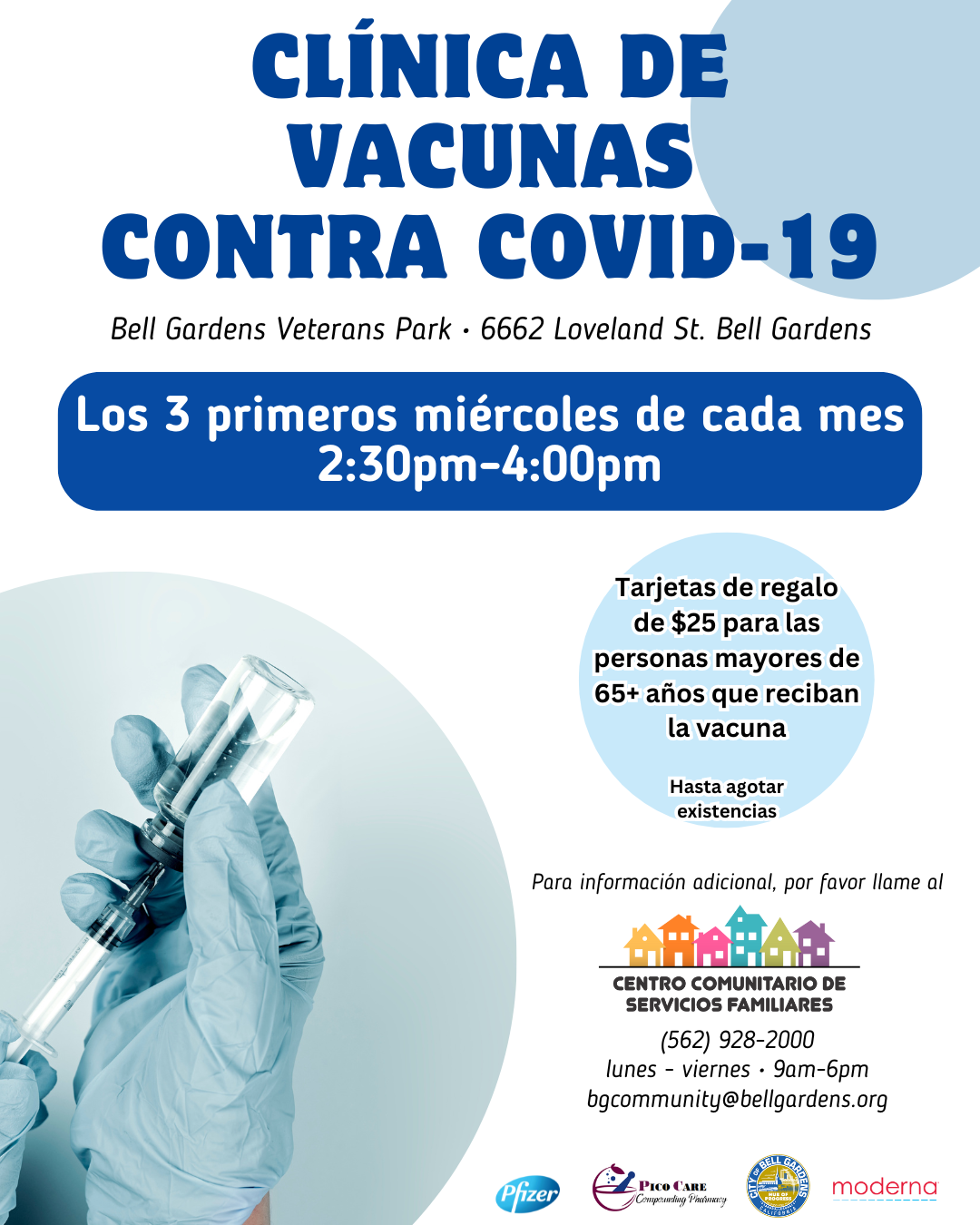 COVID19 VACCINE senior giftcard SPAN