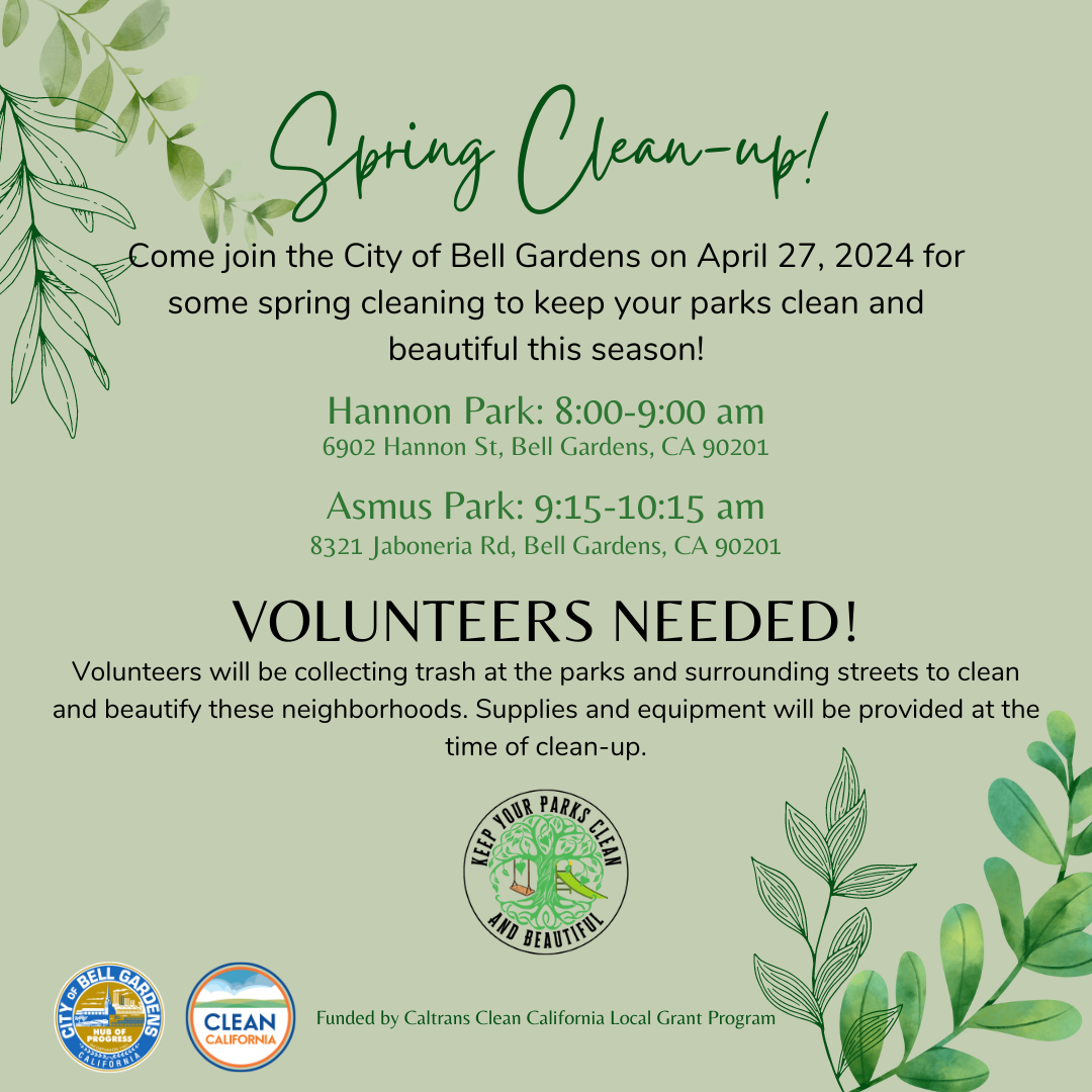 BG Spring Cleanup Event 2024 (Eng)