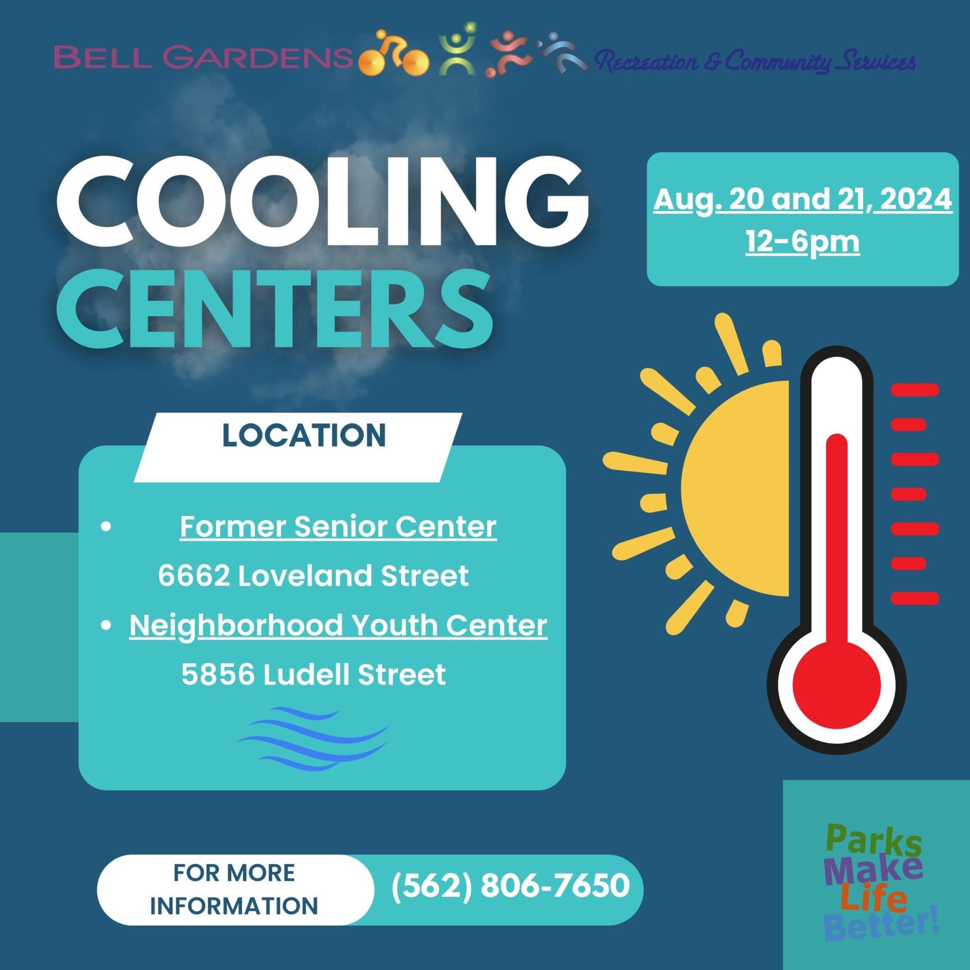 cooling centers aug 20 21 2024